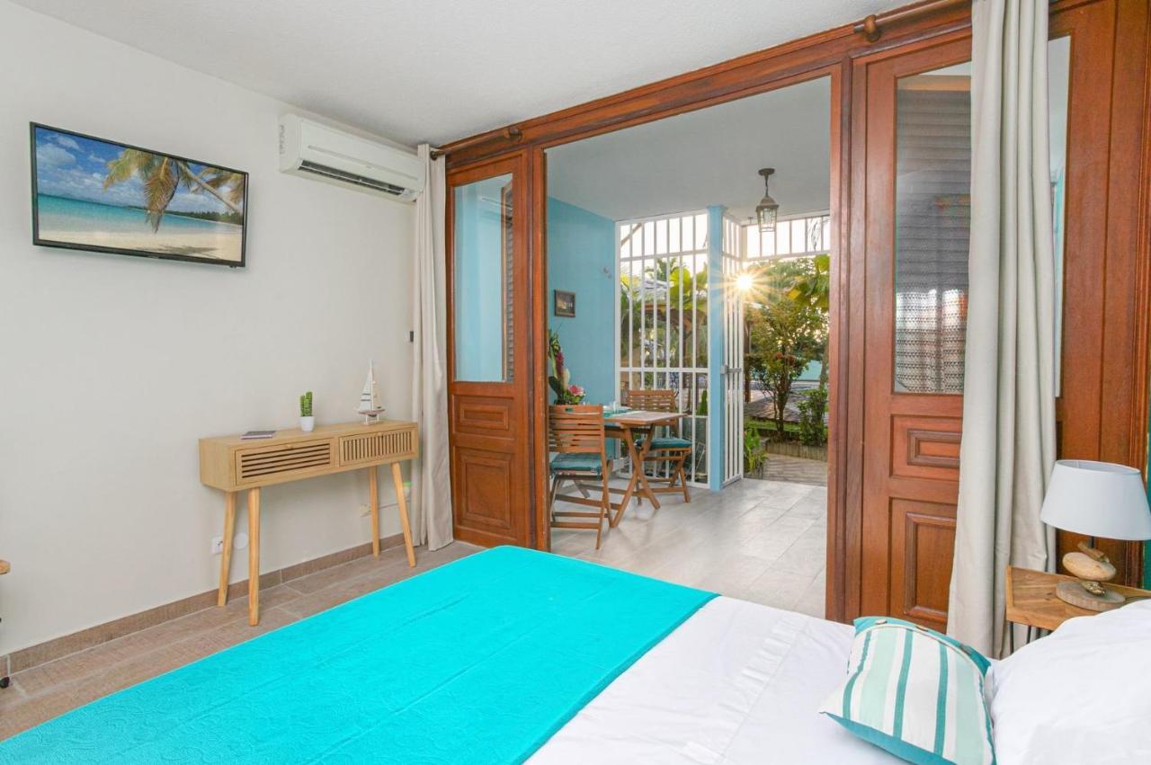 Studio Corail 5 Min A Pied De La Plage - 1Br Studio 5Min Walk From Nice Beach Sainte-Anne Exterior foto